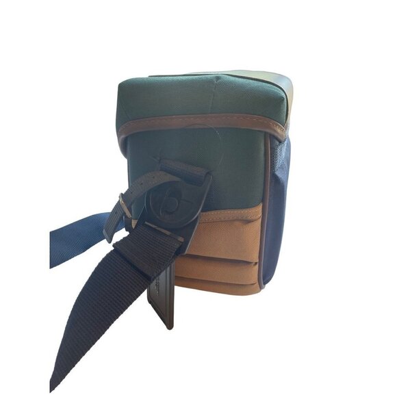 United Colors of Bennetton bag structured  quilted canvas  long adjustable strap - Picture 7 of 8